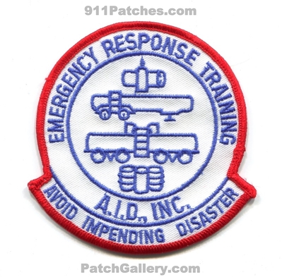 Avoid Impending Disaster AID Inc Emergency Response Training Patch (New Jersey)
Scan By: PatchGallery.com
Keywords: a.i.d. inc. ert hazardous materials hazmat haz-mat