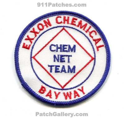 Exxon Chemical Bayway Chemical Network Response Team Patch (New Jersey)
Scan By: PatchGallery.com
Keywords: company co. chemnet hazardous materials hazmat haz-mat