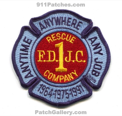 Jersey City Fire Department Rescue Company 1 Patch (New Jersey)
Scan By: PatchGallery.com
Keywords: dept. fdjc f.d.j.c. co. station anytime anywhere any job 1964 1975 1991