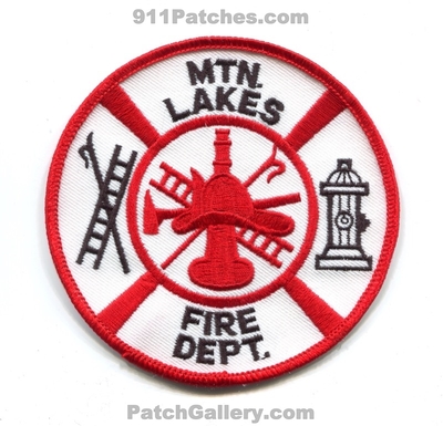 Mountain Lakes Fire Department Patch (New Jersey)
Scan By: PatchGallery.com
Keywords: mtn. dept.