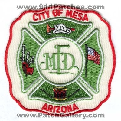 Mesa Fire Department Pipes and Drums (Arizona)
Scan By: PatchGallery.com
Keywords: city of mfd dept.