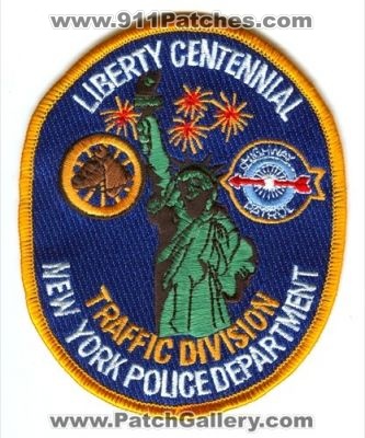 New York Police Department Traffic Division Liberty Centennial (New York)
Scan By: PatchGallery.com
Keywords: nypd