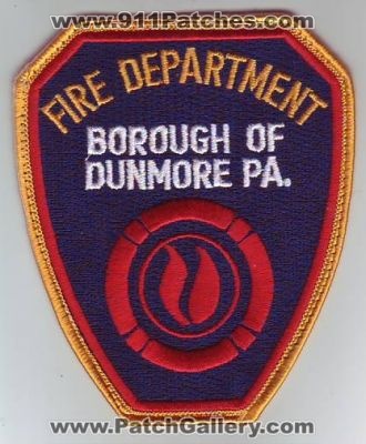 Dunmore Fire Department (Pennsylvania)
Thanks to Dave Slade for this scan.
Keywords: borough of