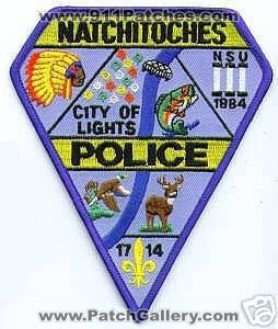 Natchitoches Police (Louisiana)
Thanks to apdsgt for this scan.
