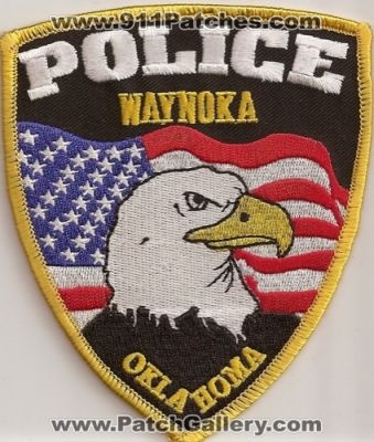 Waynoka Police (Oklahoma)
Thanks to Police-Patches-Collector.com for this scan.
