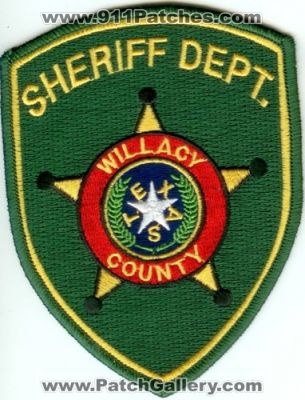 Willacy County Sheriff Department (Texas)
Thanks to Police-Patches-Collector.com for this scan.
Keywords: dept