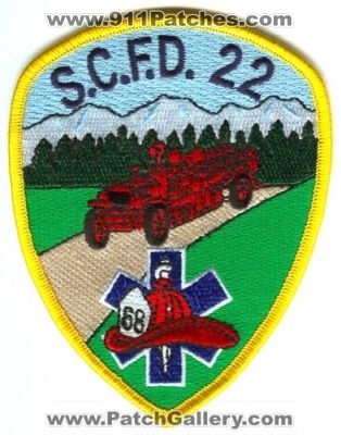 Snohomish County Fire District 22 (Washington)
Scan By: PatchGallery.com
Keywords: co. dist. number no. #22 s.c.f.d. scfd department dept. station 68