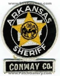Conway County Sheriff (Arkansas)
Thanks to BensPatchCollection.com for this scan.
