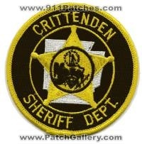 Crittenden County Sheriff Department (Arkansas)
Thanks to BensPatchCollection.com for this scan.
Keywords: dept
