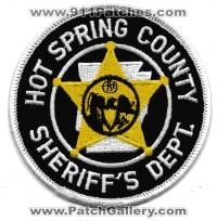 Hot Spring County Sheriff's Department (Arkansas)
Thanks to BensPatchCollection.com for this scan.
Keywords: sheriffs dept