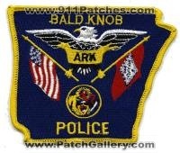 Bald Knob Police (Arkansas)
Thanks to BensPatchCollection.com for this scan.
