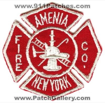 Amenia Fire Company Patch (New York)
[b]Scan From: Our Collection[/b]
