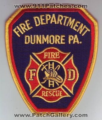 Dunmore Fire Department (Pennsylvania)
Thanks to Dave Slade for this scan.
Keywords: fd rescue