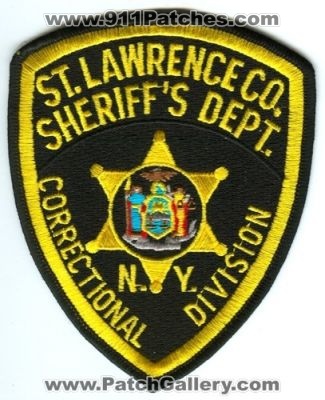 Saint Lawrence County Sheriff's Department Correctional Division (New York)
Scan By: PatchGallery.com
Keywords: st. sheriffs dept. n.y.