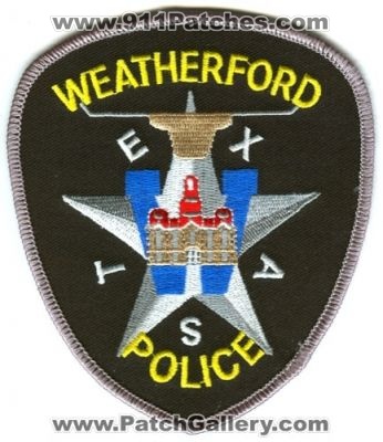 Weatherford Police (Texas)
Scan By: PatchGallery.com
