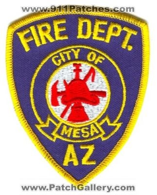Mesa Fire Department (Arizona)
Scan By: PatchGallery.com
Keywords: dept. city of az