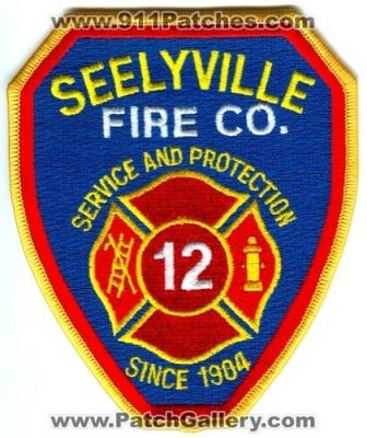 Seelyville Fire Company 12 (Pennsylvania)
Scan By: PatchGallery.com
Keywords: co. department dept. service and protection