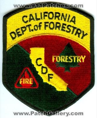 California Department of Forestry Fire Patch (California)
[b]Scan From: Our Collection[/b]
Keywords: dept. cdf