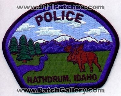 Rathdrum Police
Thanks to EmblemAndPatchSales.com for this scan.
Keywords: idaho