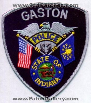 Gaston Police
Thanks to EmblemAndPatchSales.com for this scan.
Keywords: indiana