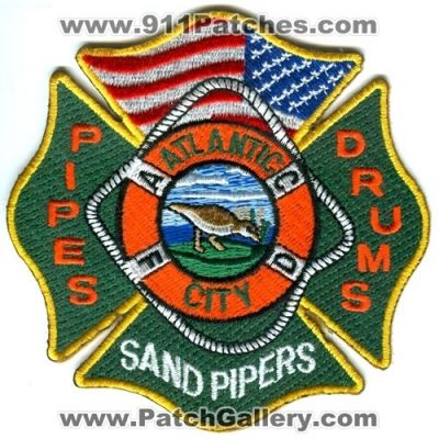 Atlantic City Fire Department Pipes Drums (New Jersey)
Scan By: PatchGallery.com
Keywords: acfd sandpipers
