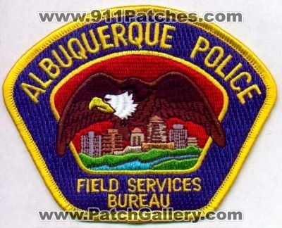Albuquerque Police Field Services Bureau
Thanks to EmblemAndPatchSales.com for this scan.
Keywords: new mexico