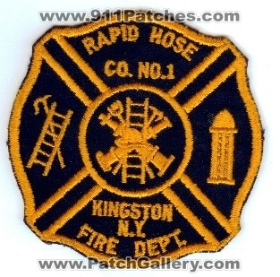 Rapid Hose Co No 1 Fire Dept
Thanks to PaulsFirePatches.com for this scan.
Keywords: new york company number kingston department