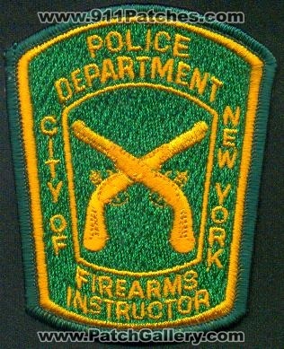New York Police Department Firearms Instructor
Thanks to EmblemAndPatchSales.com for this scan.
Keywords: nypd city of