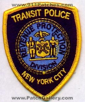 New York Police Department Transit Revenue Protection Division
Thanks to EmblemAndPatchSales.com for this scan.
Keywords: nypd city of
