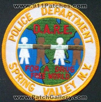 Spring Valley Police Department D.A.R.E.
Thanks to EmblemAndPatchSales.com for this scan.
Keywords: new york dare