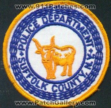 Suffolk County Police Department
Thanks to EmblemAndPatchSales.com for this scan.
Keywords: new york