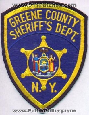 Greene County Sheriff's Dept
Thanks to EmblemAndPatchSales.com for this scan.
Keywords: new york sheriffs department