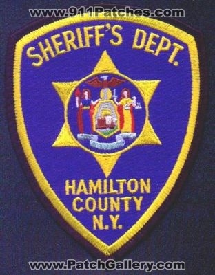 Hamilton County Sheriff's Dept
Thanks to EmblemAndPatchSales.com for this scan.
Keywords: new york sheriffs department