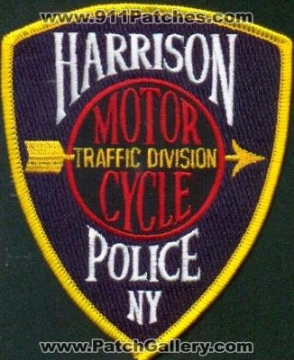 Harrison Police Motor Cycle Traffic Division
Thanks to EmblemAndPatchSales.com for this scan.
Keywords: new york