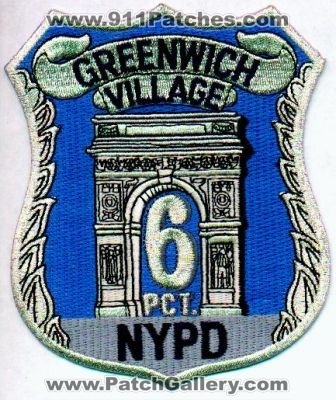 New York Police Department Pct 6 Greenwich Village
Thanks to EmblemAndPatchSales.com for this scan.
Keywords: nypd city of precinct