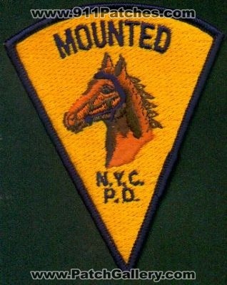 New York Police Department Mounted
Thanks to EmblemAndPatchSales.com for this scan.
Keywords: nypd city of n.y.c. p.d. nyc pd