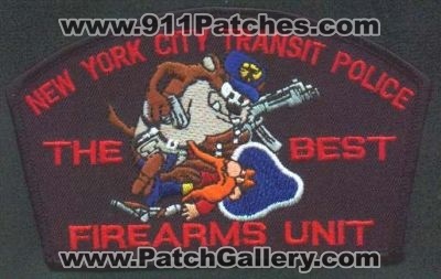 New York Police Department Transit Firearms Unit
Thanks to EmblemAndPatchSales.com for this scan.
Keywords: nypd city of