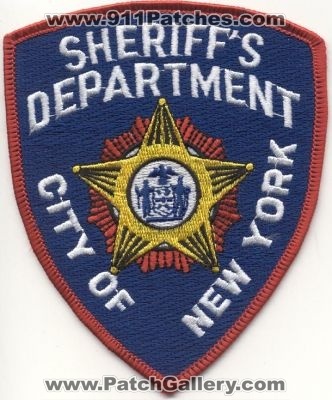New York Sheriff's Department
Thanks to EmblemAndPatchSales.com for this scan.
Keywords: sheriffs city of