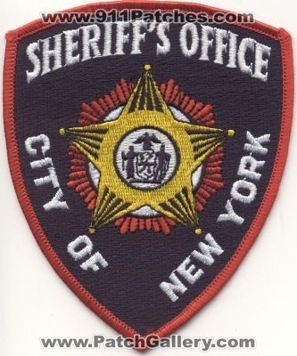 New York Sheriff's Office
Thanks to EmblemAndPatchSales.com for this scan.
Keywords: sheriffs city of