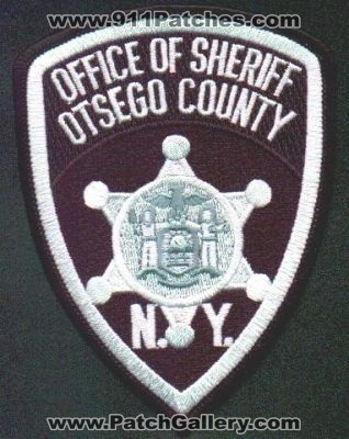 Otsego County Sheriff
Thanks to EmblemAndPatchSales.com for this scan.
Keywords: new york office of