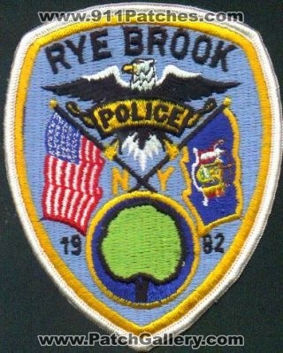 Rye Brook Police
Thanks to EmblemAndPatchSales.com for this scan.
Keywords: new york