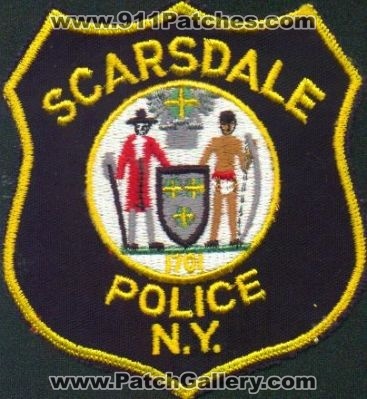 Scarsdale Police
Thanks to EmblemAndPatchSales.com for this scan.
Keywords: new york