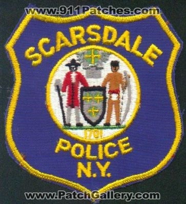 Scarsdale Police
Thanks to EmblemAndPatchSales.com for this scan.
Keywords: new york