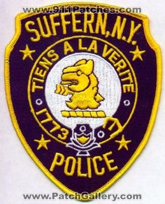 Suffern Police
Thanks to EmblemAndPatchSales.com for this scan.
Keywords: new york