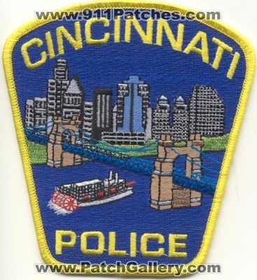 Cincinnati Police
Thanks to EmblemAndPatchSales.com for this scan.
Keywords: ohio