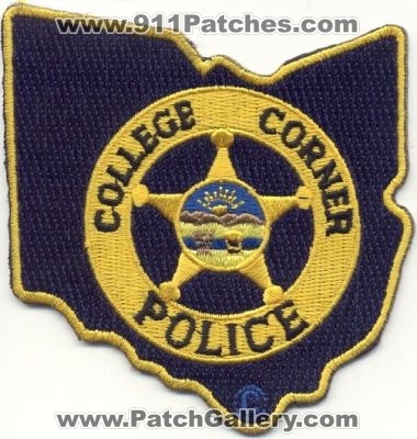 College Corner Police
Thanks to EmblemAndPatchSales.com for this scan.
Keywords: ohio