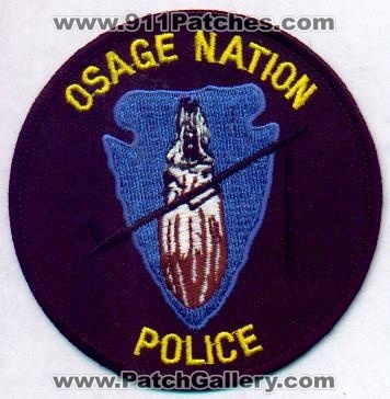 Osage Nation Police
Thanks to EmblemAndPatchSales.com for this scan.
Keywords: oklahoma