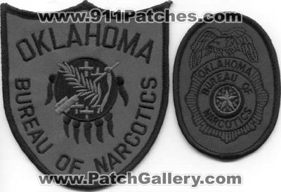 Oklahoma Bureau of Narcotics
Thanks to EmblemAndPatchSales.com for this scan.
