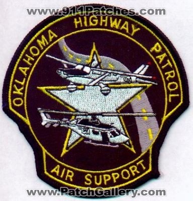 Oklahoma Highway Patrol Air Support
Thanks to EmblemAndPatchSales.com for this scan.
Keywords: police helicopter
