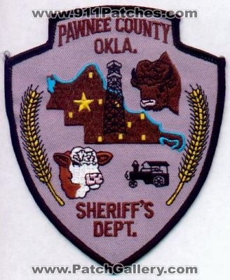 Pawnee County Sheriff's Dept
Thanks to EmblemAndPatchSales.com for this scan.
Keywords: oklahoma sheriffs department